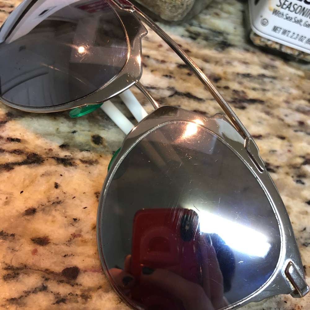 Dior Aviator Sunglasses in Silver - Picture 4 of 9